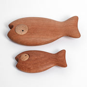 Refridgerator Magnets Original Home Design Gift Solid Wood Household Salted Fish