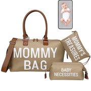 3-piece Portable Bag Set For Moms On Trips