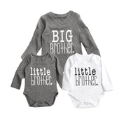 Letter Long-sleeved T-shirt | Male Baby Jumpsuit