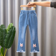 Children's Denim Wide Leg Pants Casual Speaker