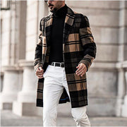 Plaid Men's Coat New Foreign Trade Wish Coat