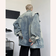 Men's American-style Washed Denim Jacket