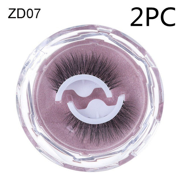 Self-adhesive Reusable Glue-free Eye Lashes With Natural Curl