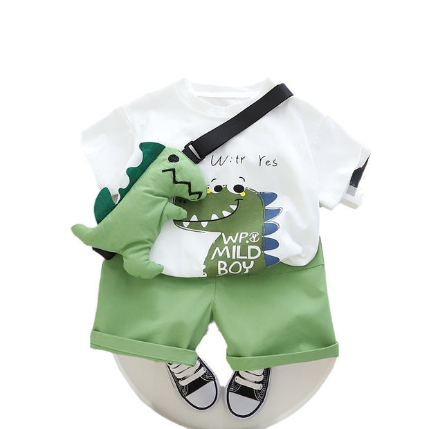 Children's Short-sleeved Suit Cartoon T-shirt