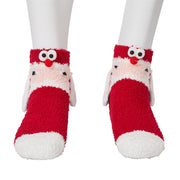 Mid Tube Christmas Couple Socks