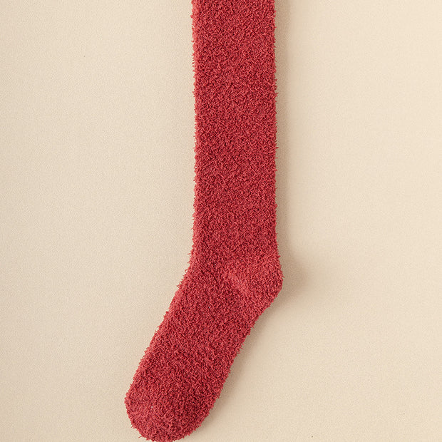 Lint-free Coral Fleece Socks Warm