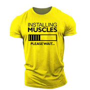 Popular Men's Fitness Short-sleeved T-shirt