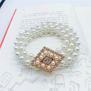 Women's White Pearl Waist Chain Decoration