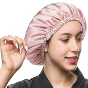 Double Layer Shower Cap Silk