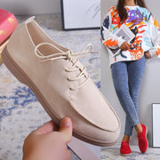 Flat Bottom Slip-on Lazy Casual Retro Small Leather Shoes