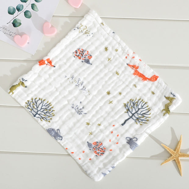 Children Small Towel Square Soft Absorbent