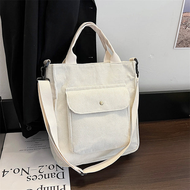 Winter New Women's Bags Japanese Style Artistic Student Handbag Simple