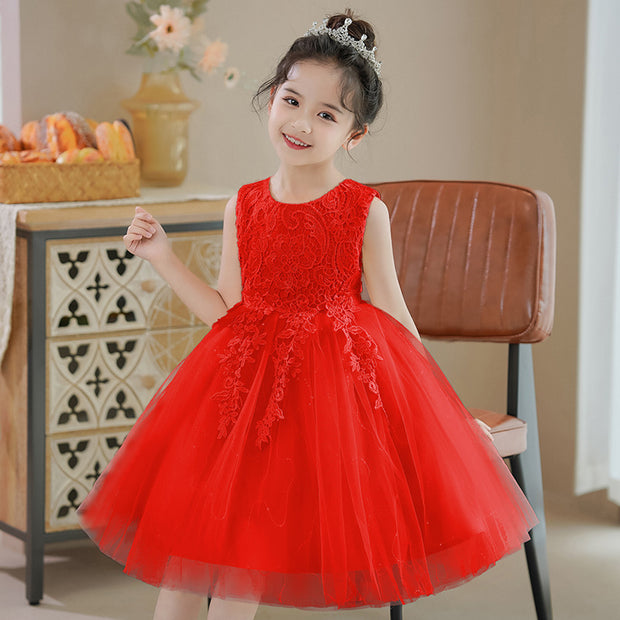 Children's Mesh Summer Dress