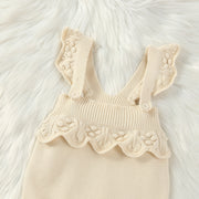 Baby's Special Lace Sling Sweater Romper