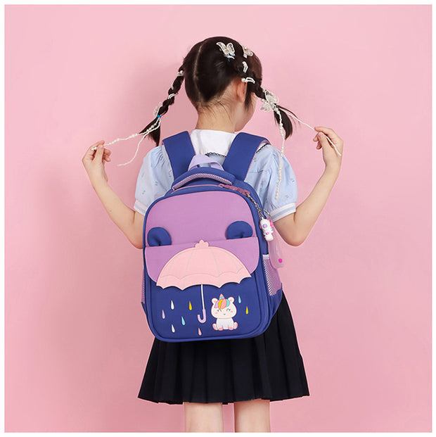 Pupils Intermediate And Advanced Kindergarten Classes Contrast Color Cartoon Backpack