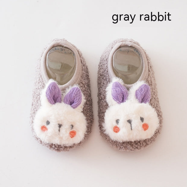 Cute Rabbit Autumn And Winter Room Socks