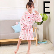 Four Seasons Home Service, Children's Clothing, Children's Bathrobe, Robe, Thickened Flannel