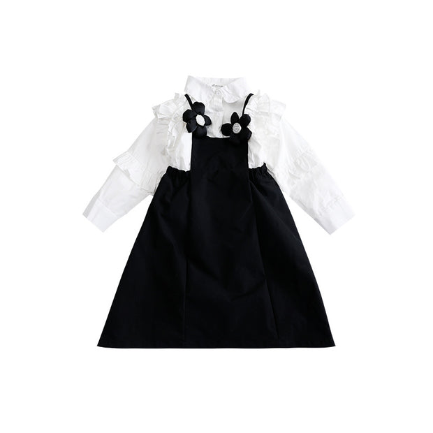 Mother And Daughter Fashion Camisole Dress Shirt Two Piece