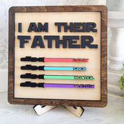 Custom Name Creative Father's Day Gift Wooden Decorations