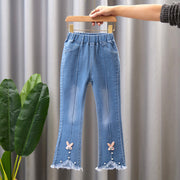 Children's Denim Wide Leg Pants Casual Speaker