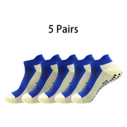 Sweat-absorbing And Odor Resistant Adhesive Anti Slip Sports Boat Socks