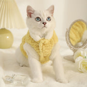 Pet Cat Clothes Fleece-lined Warm Anti-lint