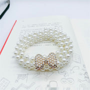 Women's White Pearl Waist Chain Decoration