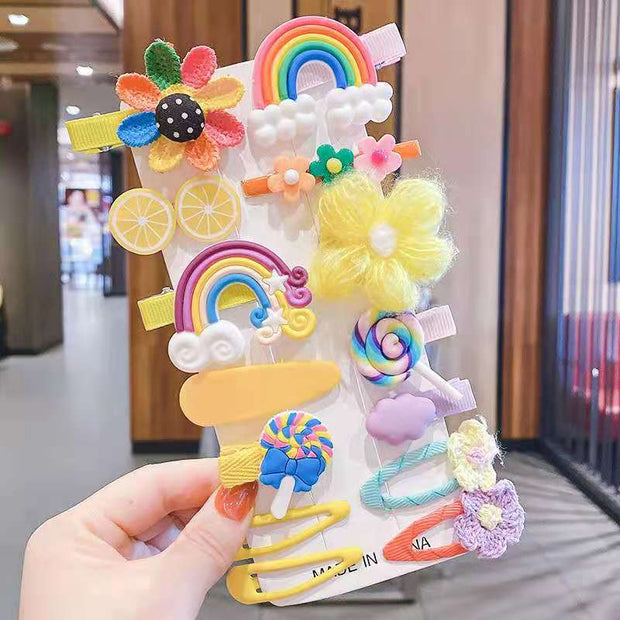 Girls Hair Card Japan And South Korea Cute Princess Flowers Children