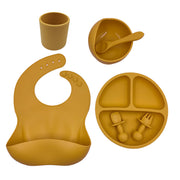 Baby Cutlery Set Silicone Bib Silicone Cup Spoon