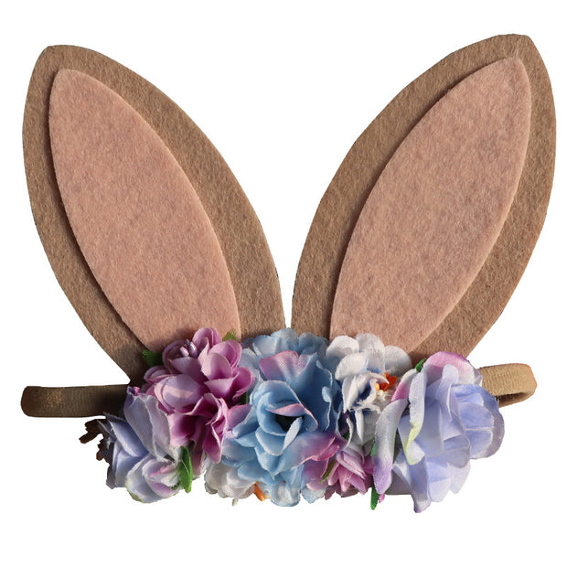 Big Rabbit Ears Children's Super Soft Seamless Nylon Hair Band