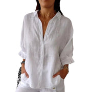 Women's Cotton And Linen Fashion Top