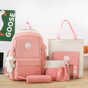 Leisure Student Backpack Five Piece Set