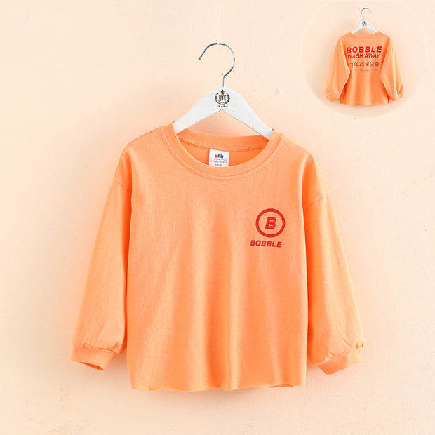 Baby Girl Doll Collar Long Sleeve T-shirt Top