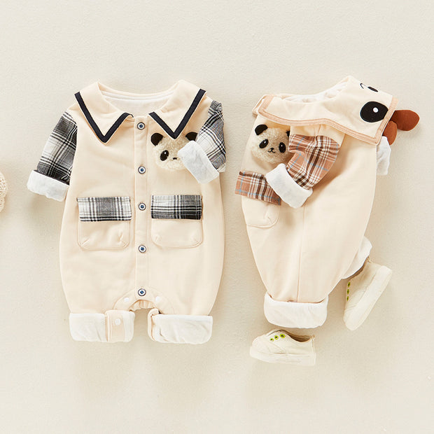 Clothes For Babies Spring And Autumn Male And Female Baby Newborn Jumpsuit Super Cute