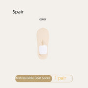 Women's Mesh Boat Socks Summer Thin Cotton Bottom Non-slip Tight Ice Silk Arbitrary Cut Women's Low Cut Invisible Socks