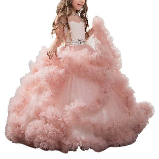 Children's Mop Long Princess Dress Costume