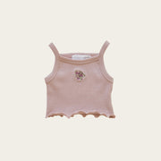 Rose Grey Embroidered Knitting Baby Kids Clothing