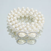 Women's White Pearl Waist Chain Decoration